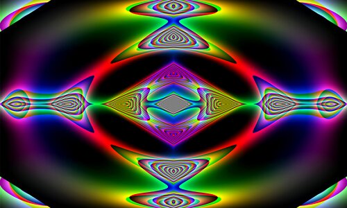 Iridescent sea of colour background