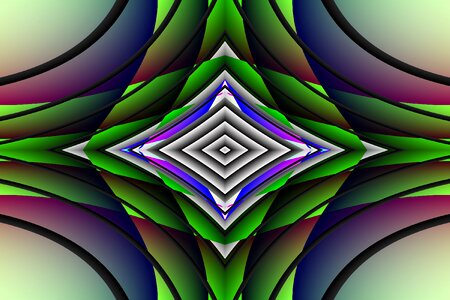 Iridescent sea of colour background