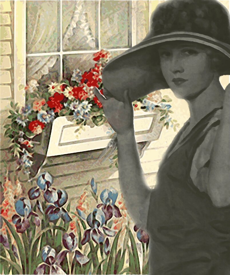 People vintage girl