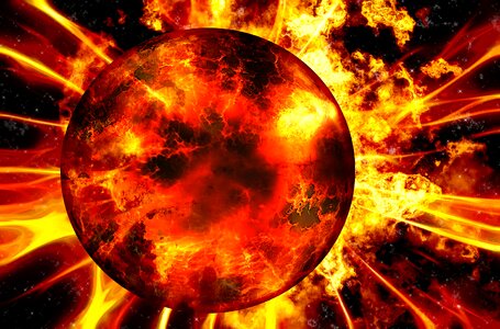 Abstract explosion Free illustrations