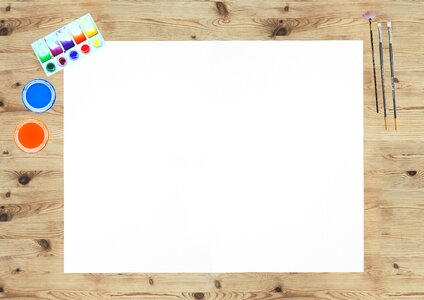 Wooden paper blank