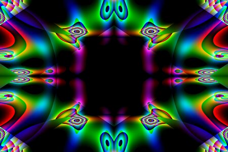 Iridescent sea of colour background