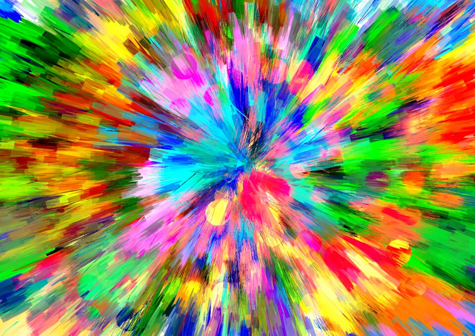 Lines explosion pop