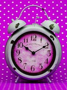 Time of time clock face