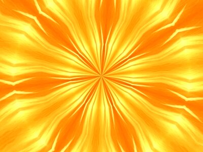 Structure golden yellow floral