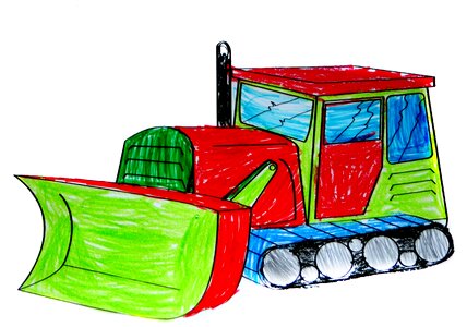 Fun colored drawing