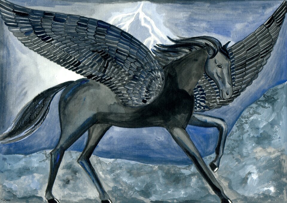 Mythology mystical black