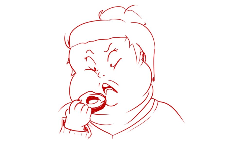 Fat unhealthy Free illustrations