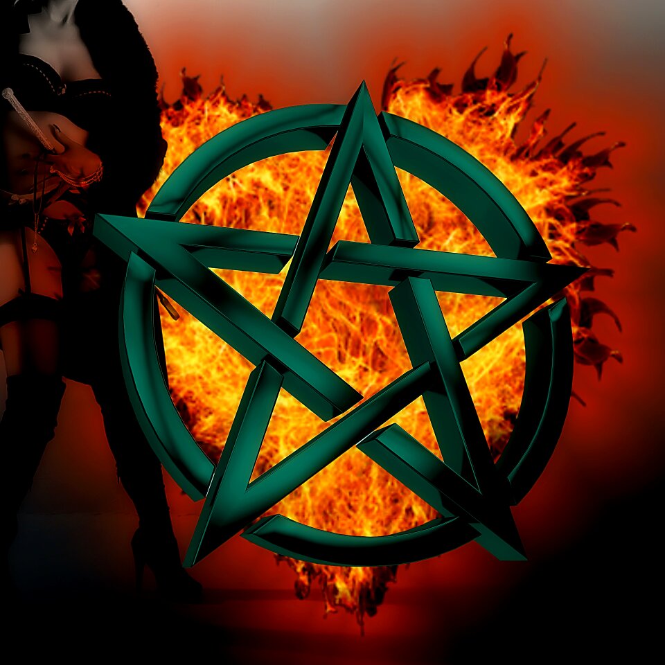Background fire mystical