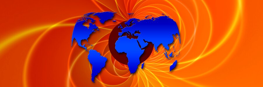 Country globe world
