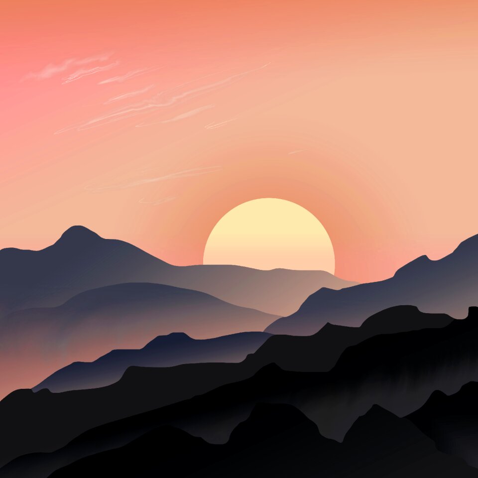 Sun graphics background