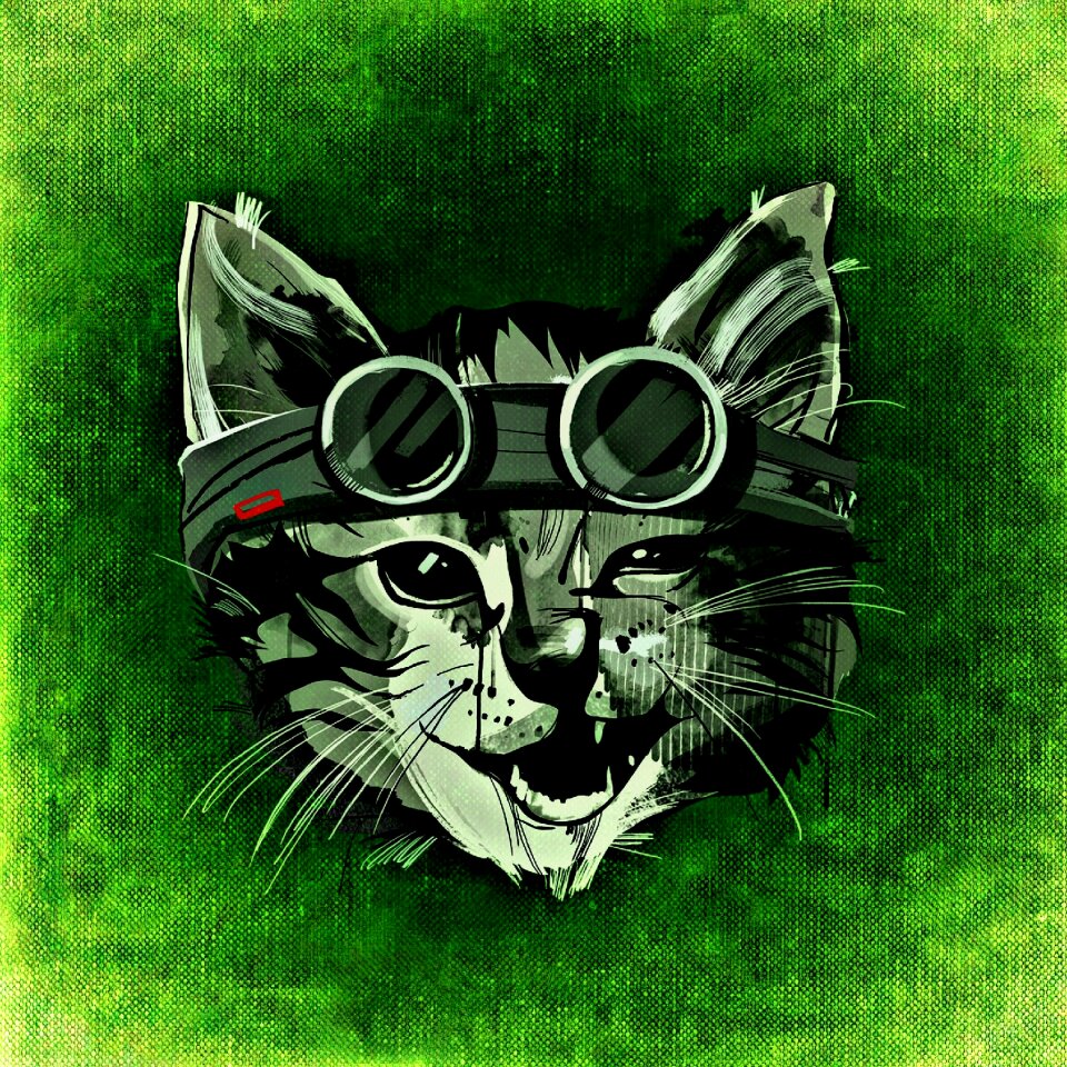 Abstract funny glasses