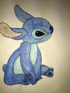 Sew animal blue character