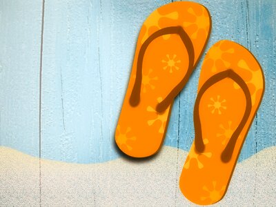 Summer shoes sand