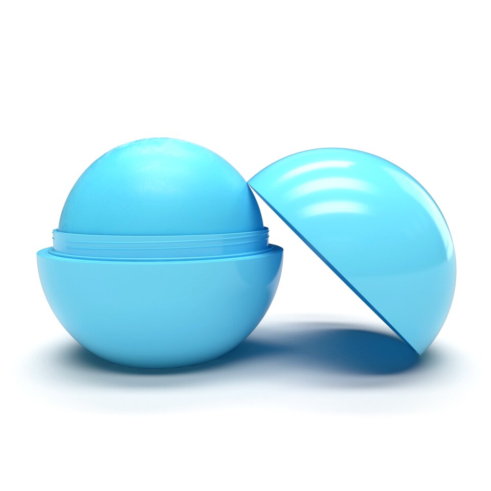 Lips balm abstract