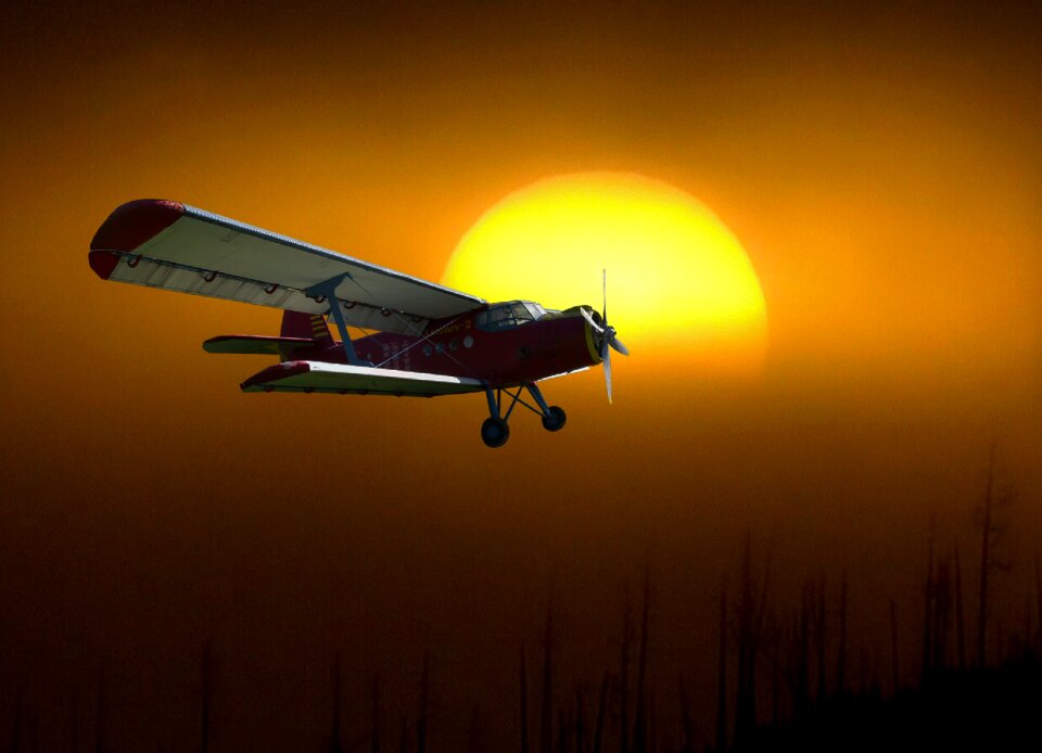 Sunrise sunset backlighting