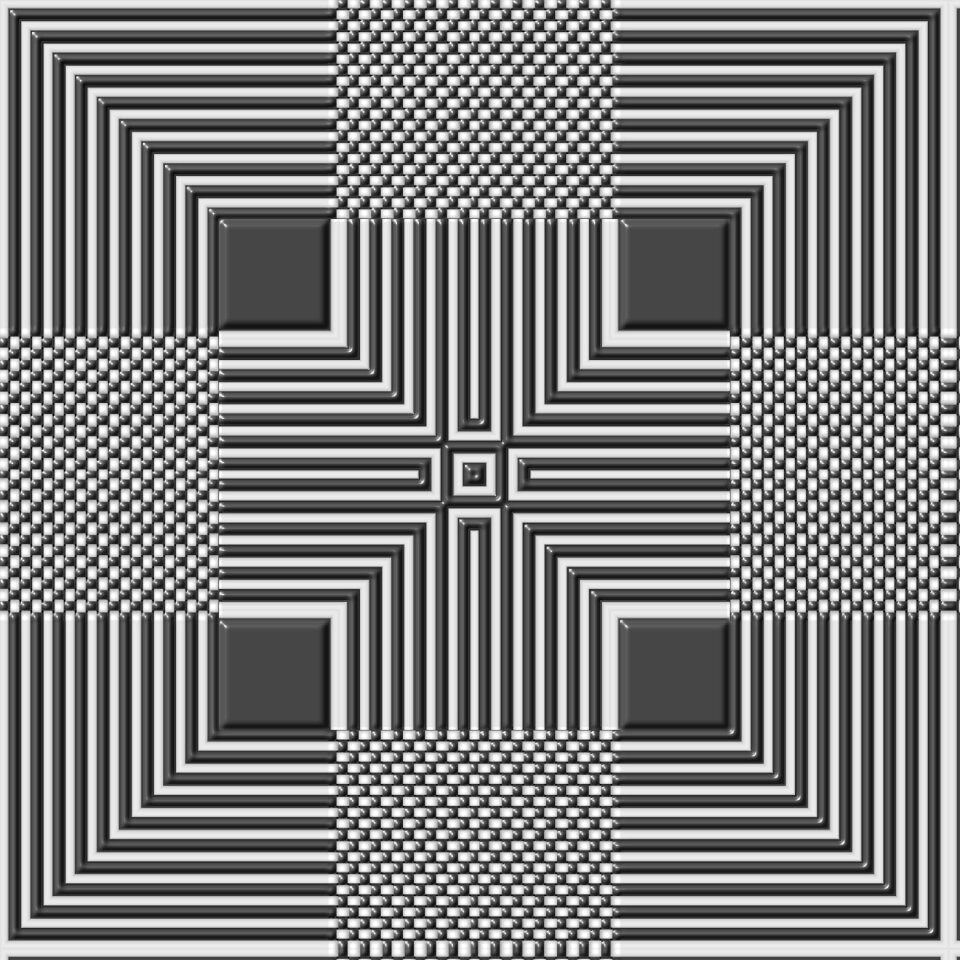 Tile assembly Free illustrations
