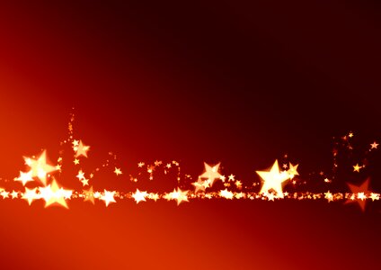 Decoration bright red