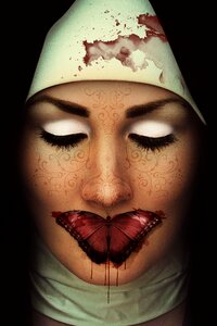 Woman despair psycho