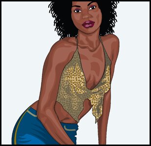Black girl Free illustrations