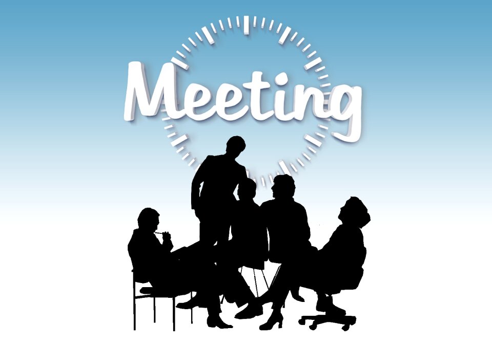 Businessmen meeting office