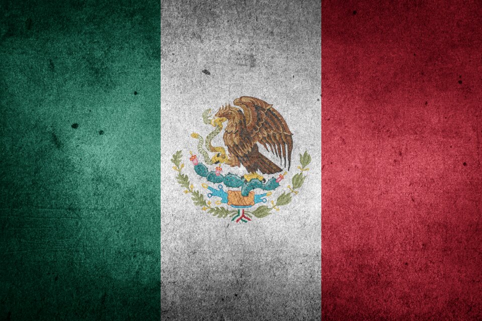 North america latin america national flag