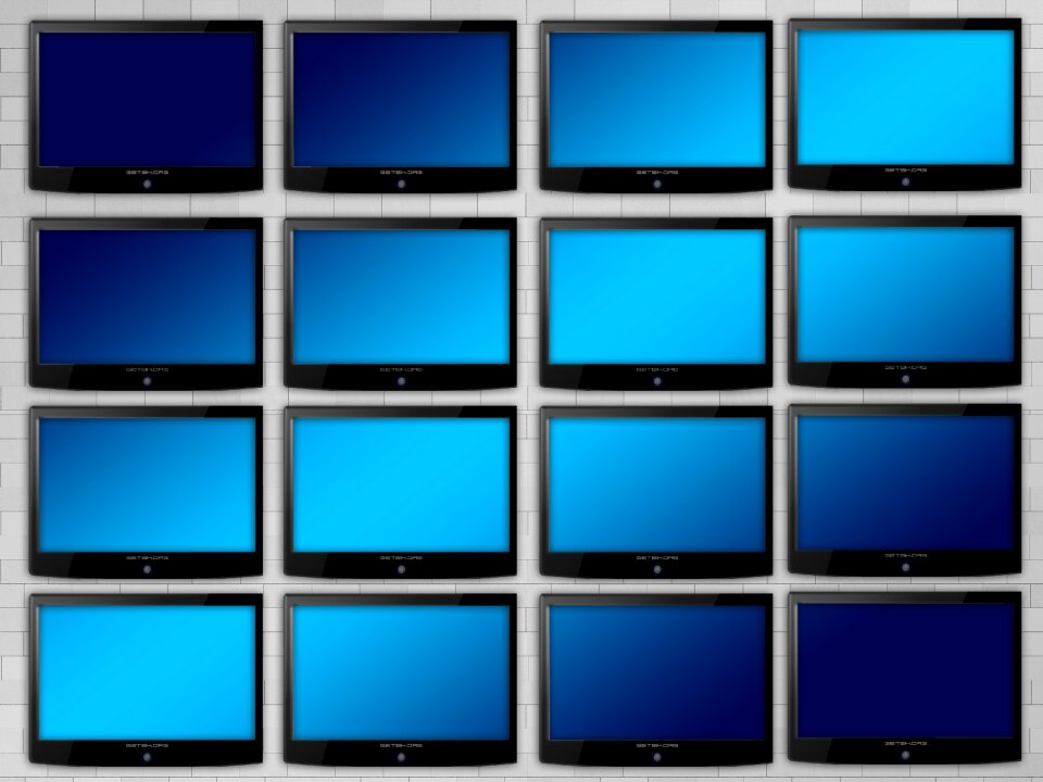 Video wall wall display