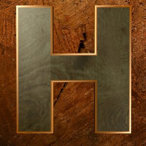 Wooden alphabet alphabet letters