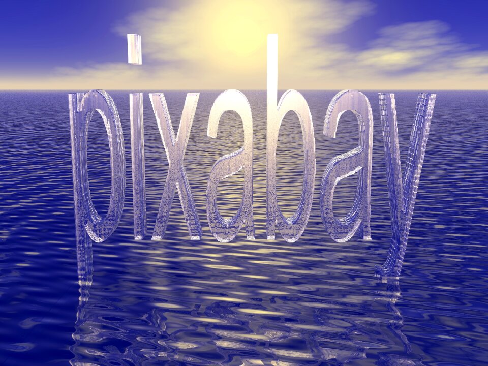 Sky background blue