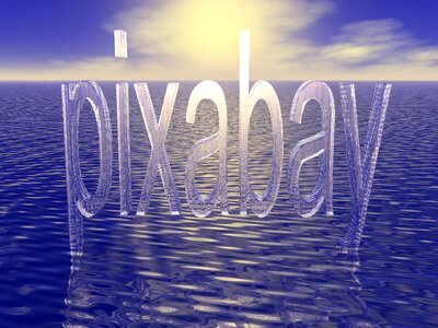 Sky background blue