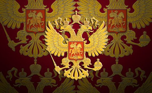 Imperial eagle flag flag of russia