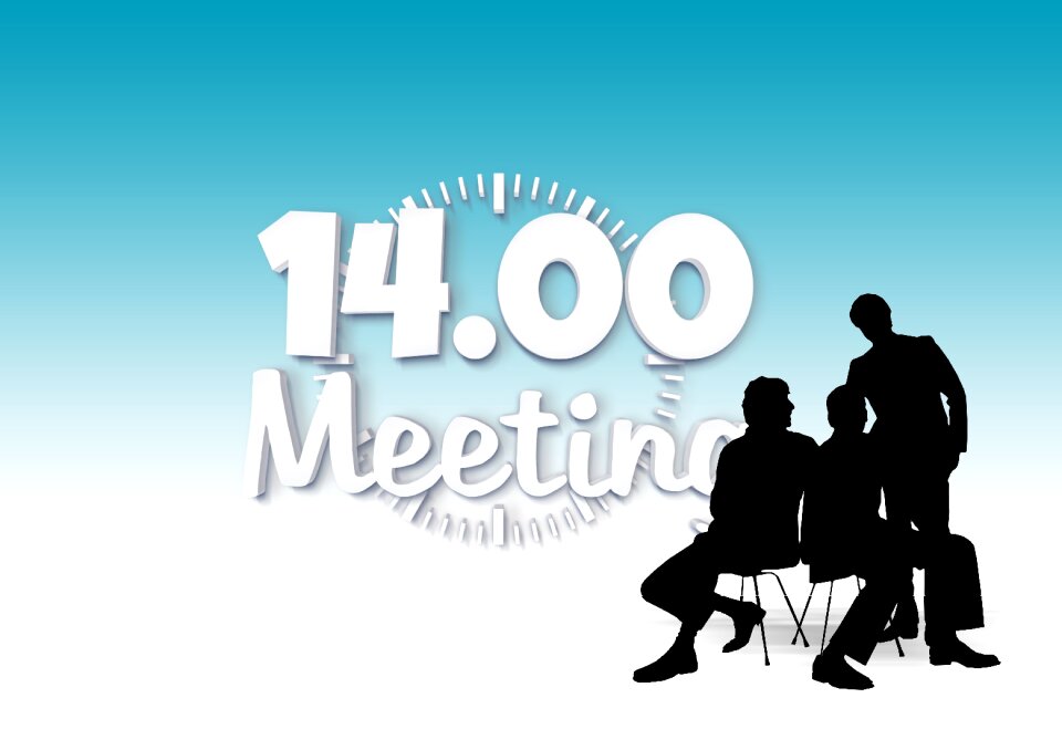 Businessmen meeting office