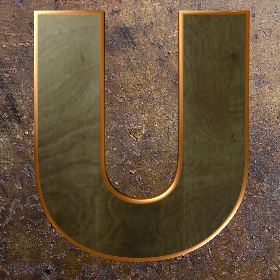 Alphabet letter wooden