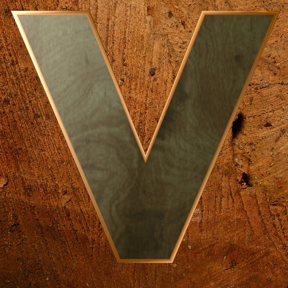 Wooden alphabet alphabet letters