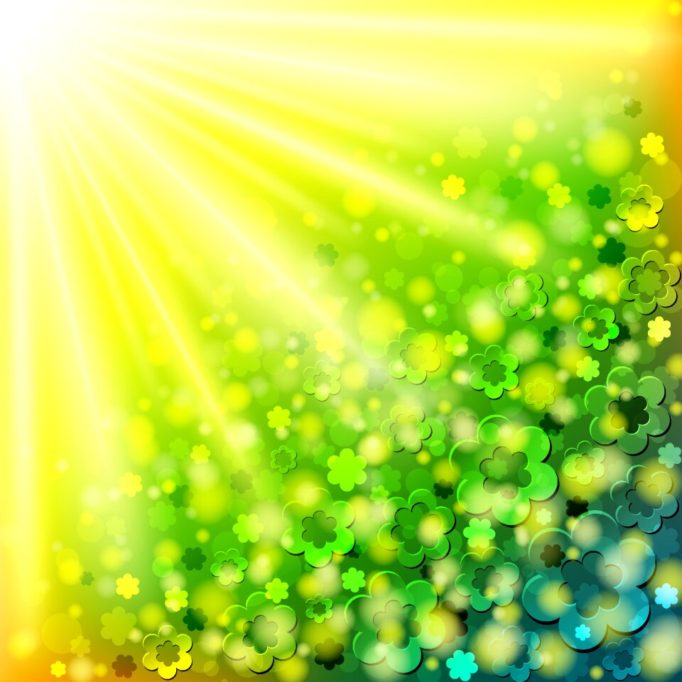 Bright glowing map
