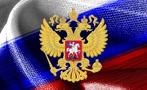 Imperial eagle flag flag of russia
