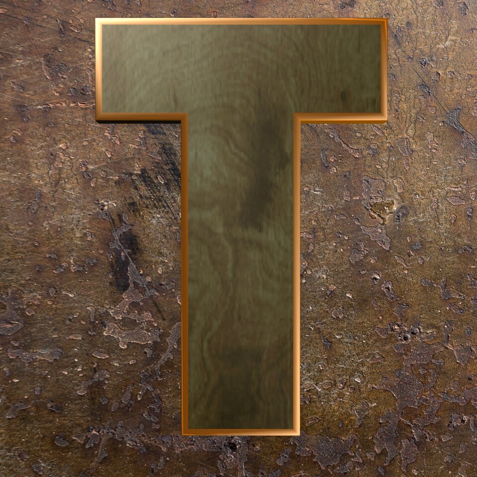 Alphabet letter wooden