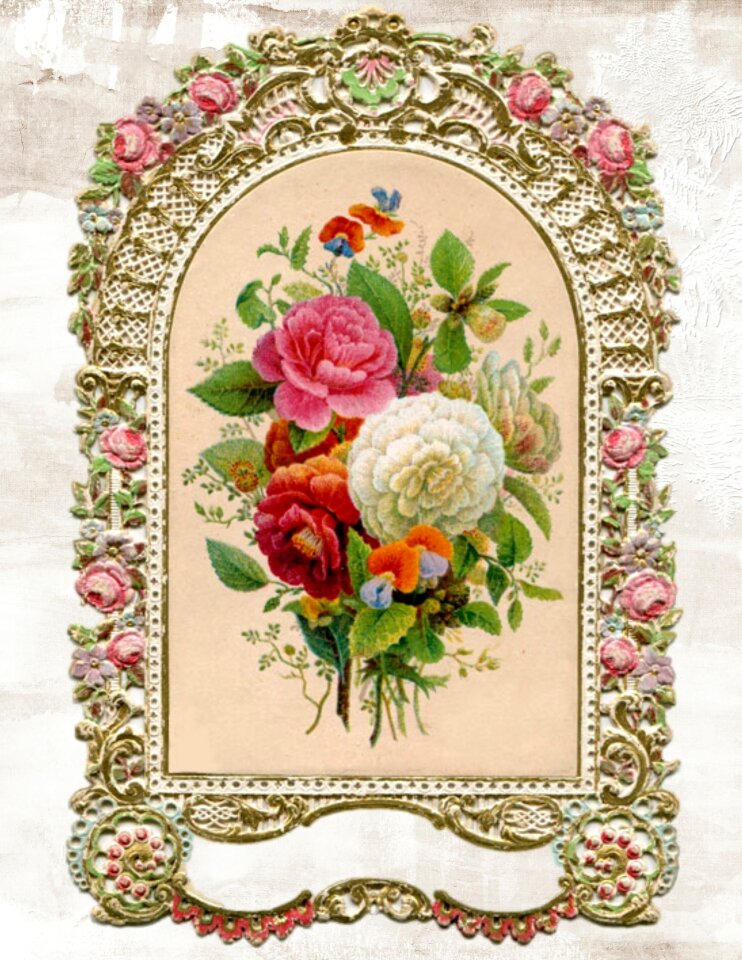 Gold decoration romantic