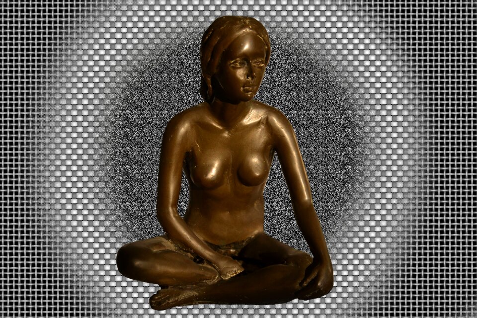 Lady thinking woman