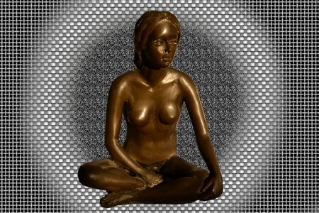 Lady thinking woman