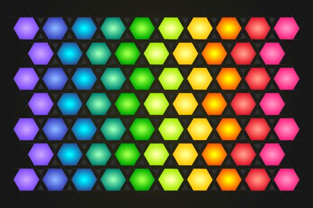 Colorful geometric Free illustrations