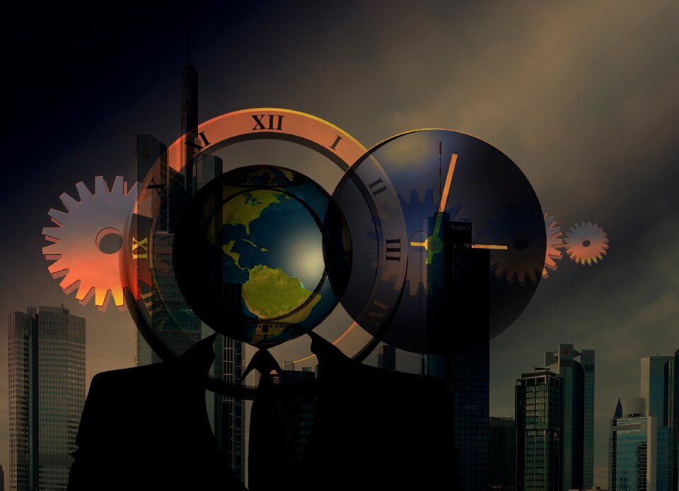 Usa america clock