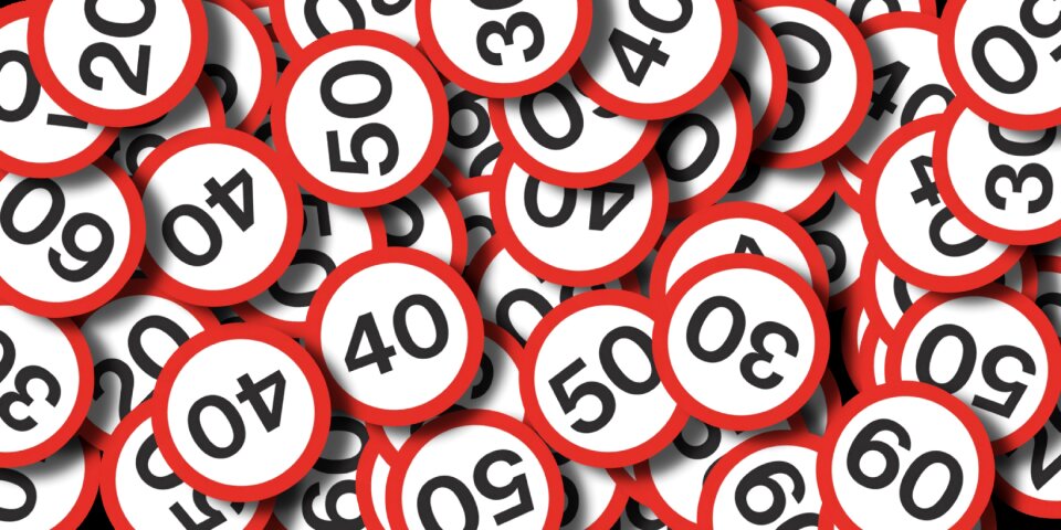 British limit sign