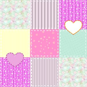 Badges heart Free illustrations