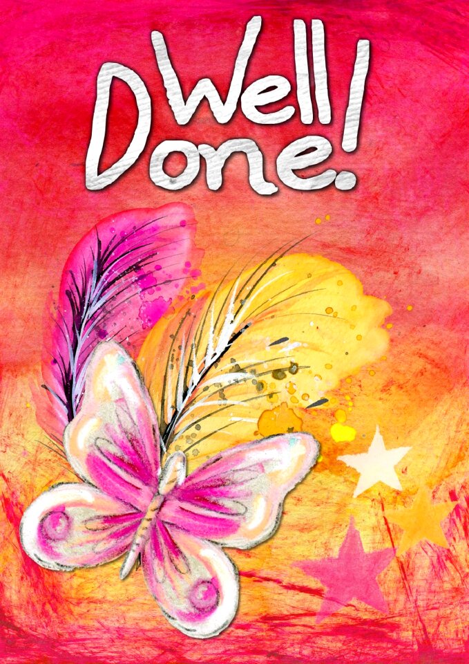 Butterfly girl celebration