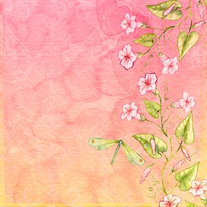 Pink scrapbooking page