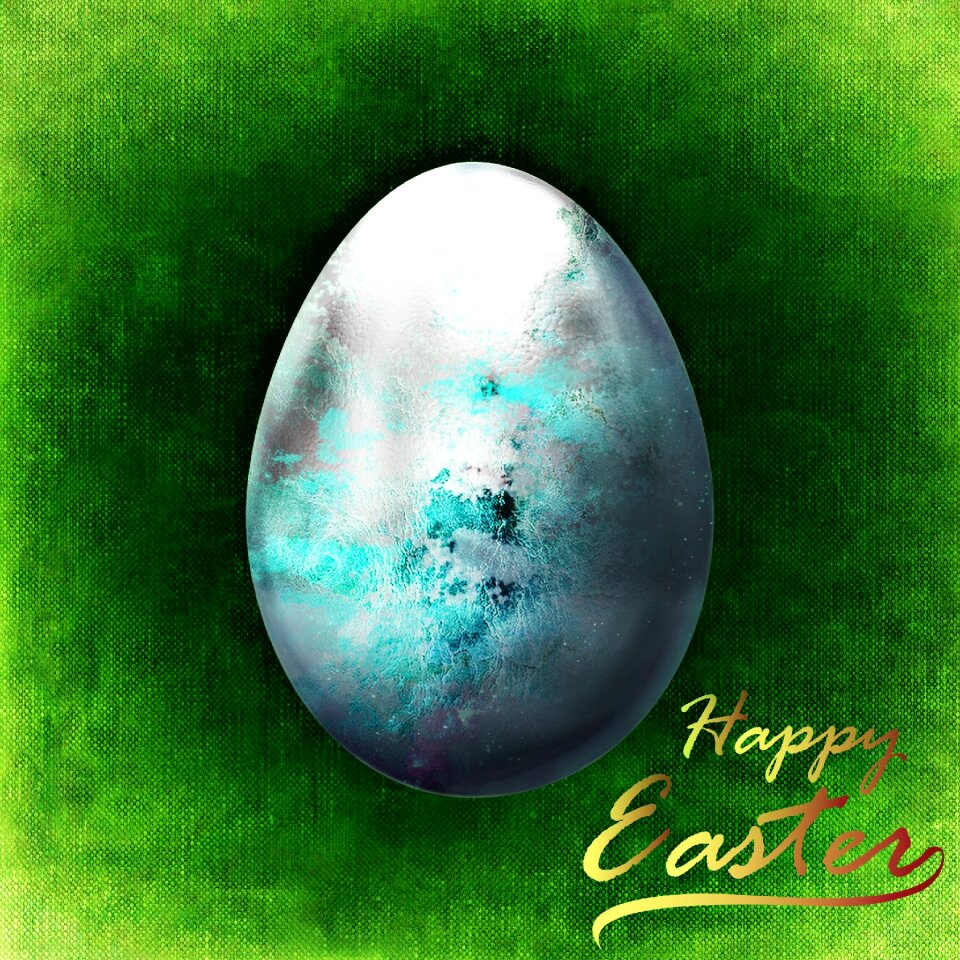 Egg colorful painted