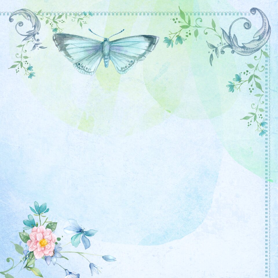 Sky modern butterflies