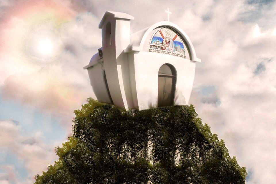 Sky sunlight chapel