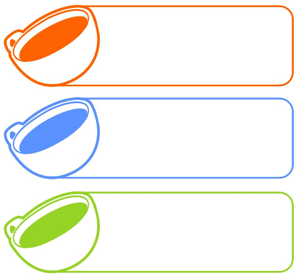 Symbol graphic cup